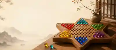 Chinese Checkers board and pieces