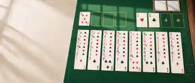FreeCell board and pieces