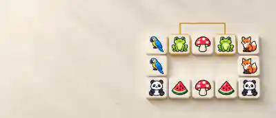 Mahjong Connect board and pieces