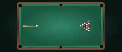 8 Ball Pool board and pieces